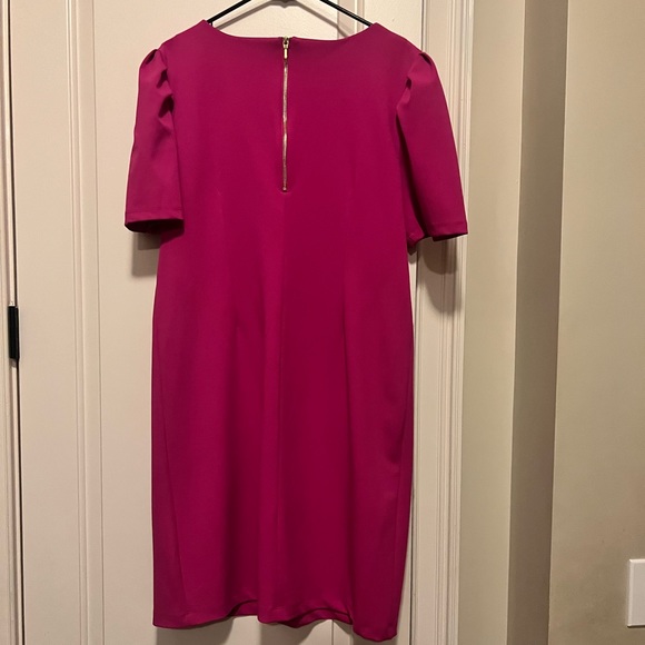 Pink sheath dress-sz16 - Picture 3 of 4